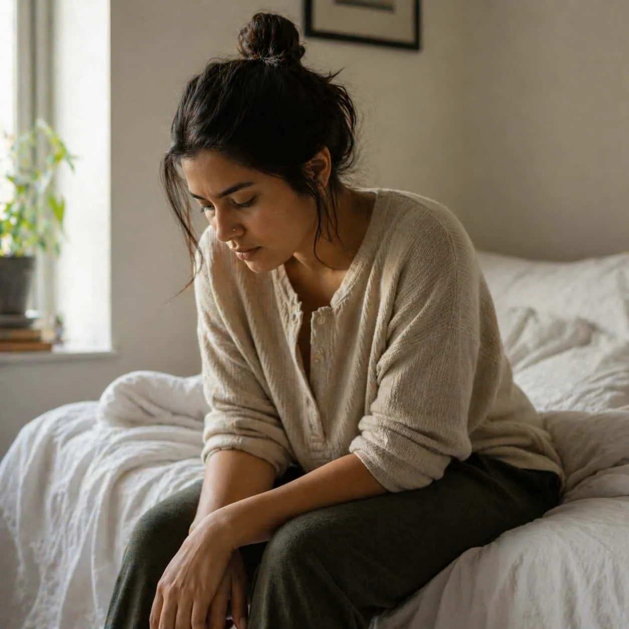 The quiet flatness of waking up when energy has left