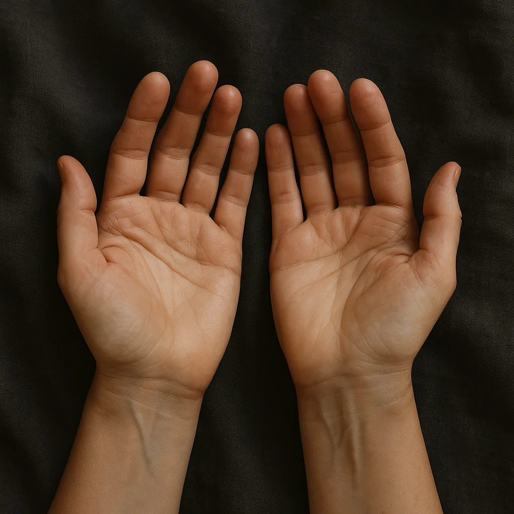Hands at rest